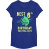 image:imageStar Wars Yoda Best 6th Birthday You Will Have Stencil TShirtRoyal Blue