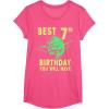 image:imageStar Wars Yoda Best 7th Birthday You Will Have Stencil TShirtPink Heather