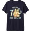 image:imageStar Wars BB8 amp DO Rolling Into My 7th Birthday Premium Triblend TShirtNavy Blue