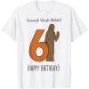 image:imageStar Wars Chewbacca Arrrggh Sixth Birthday TShirtWhite