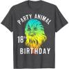 image:imageStar Wars Chewie Party Animal 18th Birthday Color Portrait TShirtDark Heather Grey