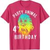 image:imageStar Wars Chewie Party Animal 4th Birthday Colorful Portrait TShirtRed Heather