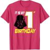 image:imageStar Wars Darth Vader 1st Birthday TShirt TShirtRed Heather