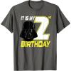 image:imageStar Wars Darth Vader 2nd Birthday TShirt TShirtAsphalt Grey