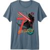 image:imageStar Wars Darth Vader 7th Birthday Abstract Background Premium Triblend TShirtSlate Grey