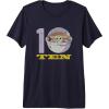 image:imageStar Wars Grogu Kids 10th Birthday The Mandalorian Party Premium Triblend TShirtNavy Blue