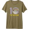 image:imageStar Wars Grogu Kids 10th Birthday The Mandalorian Party Premium Triblend TShirtOlive Green