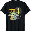 image:imageStar Wars Grogu Today I Am 4 Birthday TShirtBlack