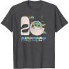 image:imageStar Wars The Mandalorian Grogu 2nd Birthday Sketch TShirtDark Heather Grey