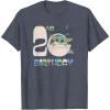 image:imageStar Wars The Mandalorian Grogu 2nd Birthday Sketch TShirtHeather Blue