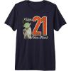 image:imageStar Wars Yoda 21st Birthday Premium TShirt Premium TShirtNavy Blue