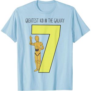 image:imageStar Wars C3PO Greatest Seventh Birthday TShirtBaby Blue