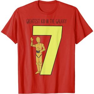image:imageStar Wars C3PO Greatest Seventh Birthday TShirtRed