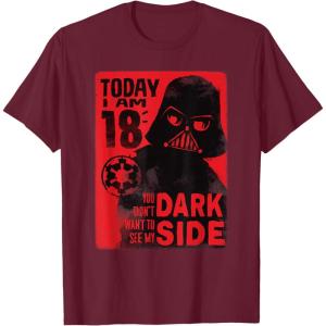 image:imageStar Wars Darth Vader 18th Birthday TShirtBurgundy