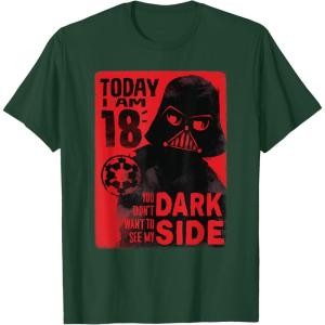 image:imageStar Wars Darth Vader 18th Birthday TShirtDark Green