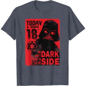image:imageStar Wars Darth Vader 18th Birthday TShirtHeather Blue