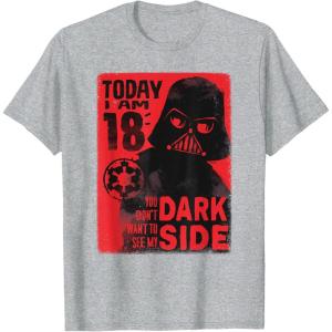 image:imageStar Wars Darth Vader 18th Birthday TShirtHeather Grey