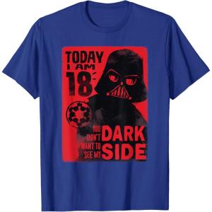 image:imageStar Wars Darth Vader 18th Birthday TShirtRoyal Blue