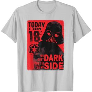 image:imageStar Wars Darth Vader 18th Birthday TShirtSilver Grey