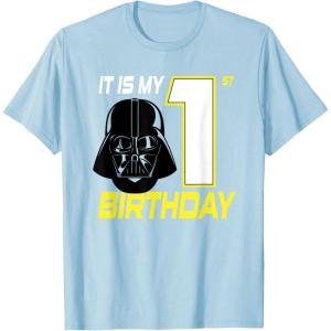 image:imageStar Wars Darth Vader 1st Birthday TShirt TShirtBaby Blue