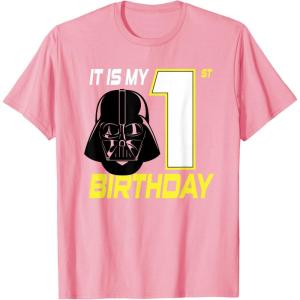 image:imageStar Wars Darth Vader 1st Birthday TShirt TShirtPink