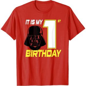 image:imageStar Wars Darth Vader 1st Birthday TShirt TShirtRed