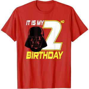 image:imageStar Wars Darth Vader 2nd Birthday TShirt TShirtRed