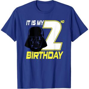 image:imageStar Wars Darth Vader 2nd Birthday TShirt TShirtRoyal Blue