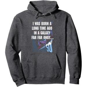 image:imageStar Wars I Was Born A Long Time Ago 50th Birthday Disney Pullover HoodieDark Heather Grey