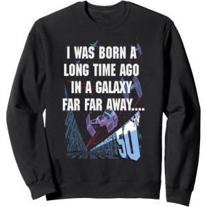 image:imageStar Wars I Was Born A Long Time Ago 50th Birthday Disney SweatshirtBlack
