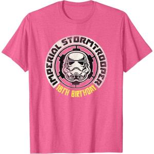 image:imageStar Wars Imperial Stormtrooper 18th Birthday TShirtPink Heather