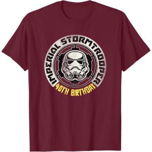 image:imageStar Wars Imperial Stormtrooper 40th Birthday TShirtBurgundy