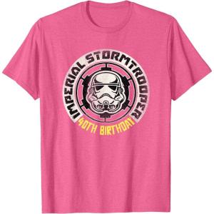 image:imageStar Wars Imperial Stormtrooper 40th Birthday TShirtPink Heather