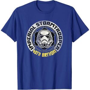 image:imageStar Wars Imperial Stormtrooper 40th Birthday TShirtRoyal Blue