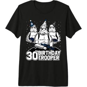 image:imageStar Wars Stormtrooper Party Hats Trio 30th Birthday Trooper Premium Triblend TShirtBlack