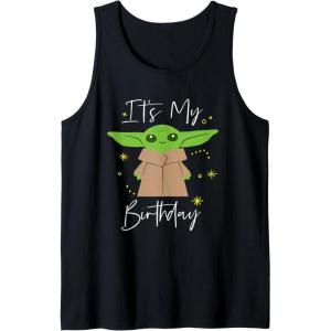 image:imageStar Wars The Mandalorian Grogu Its My Birthday Party Tank TopBlack