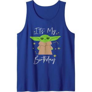 image:imageStar Wars The Mandalorian Grogu Its My Birthday Party Tank TopRoyal Blue