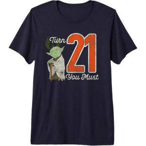 image:imageStar Wars Yoda 21st Birthday Premium TShirt Premium TShirtNavy Blue
