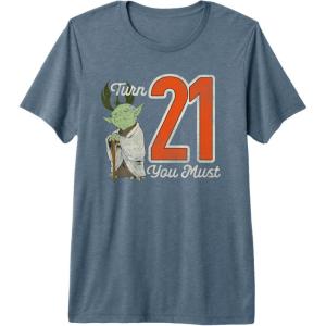 image:imageStar Wars Yoda 21st Birthday Premium TShirt Premium TShirtSlate Grey