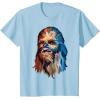 image:imageStar Wars Chewbacca Awesome Geometric Style Chewie Portrait TShirtBaby Blue