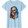 image:imageStar Wars Chewbacca Awesome Geometric Style Chewie Portrait TShirtBaby Blue