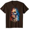 image:imageStar Wars Chewbacca Awesome Geometric Style Chewie Portrait TShirtBrown