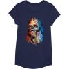 image:imageStar Wars Chewbacca Awesome Geometric Style Chewie Portrait TShirtNavy Blue