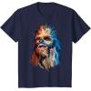 image:imageStar Wars Chewbacca Awesome Geometric Style Chewie Portrait TShirtNavy Blue