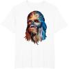 image:imageStar Wars Chewbacca Awesome Geometric Style Chewie Portrait TShirtWhite
