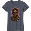 image:imageStar Wars Chewbacca Beauty Portrait TShirtHeather Blue