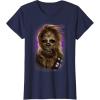 image:imageStar Wars Chewbacca Beauty Portrait TShirtNavy Blue
