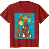 image:imageStar Wars Chewbacca Here For the Porgs Thanksgiving TShirtCranberry Red