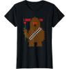 image:imageStar Wars Chewbacca I Chews You Valentines Day TShirtBlack