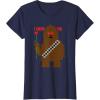 image:imageStar Wars Chewbacca I Chews You Valentines Day TShirtNavy Blue